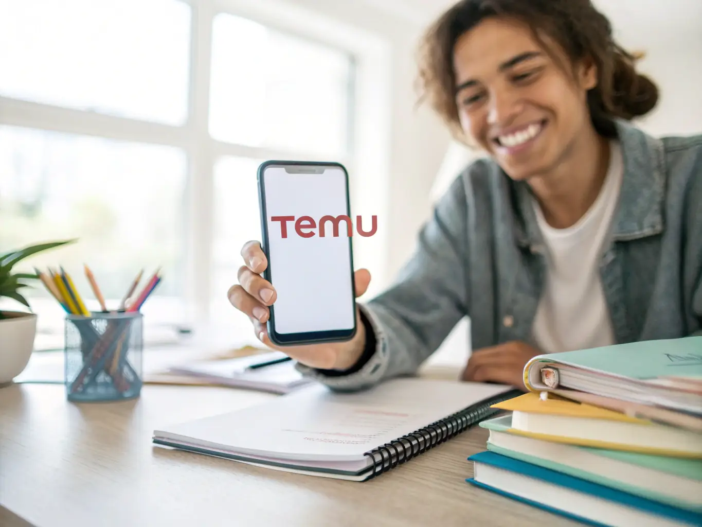 A smiling Ryan Yamamoto is readily available on his phone, ready to answer client questions.